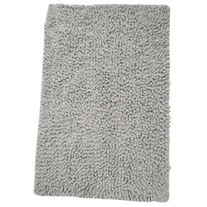 Alfombra Shaggy Gris 40x60 cm de Algodón
