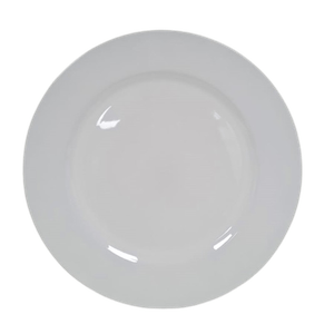 Plato De Sitio Blanco Liso 33 cm Plastico