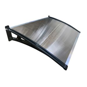 alero de policarbonato de 70x100 cm para puertas y ventanas