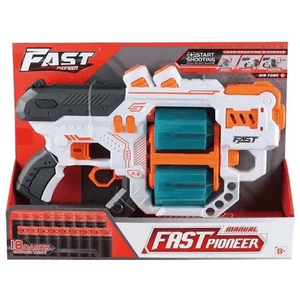 Pistola Manual Lanza Dardos Fast Pioneer C/18 Dardos Bh704 Priori
