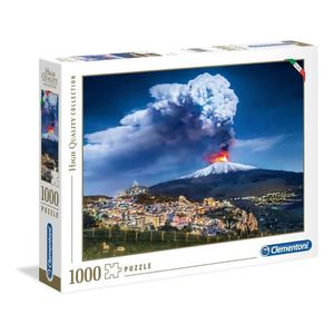 Puzzle 1000 Piezas Italia Volcán Etna Clementoni 39453