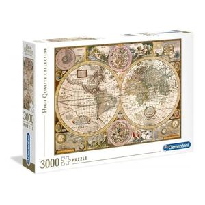 Puzzle Rompecabezas 3000 Pzs Mapa Antiguo Clementoni 33531