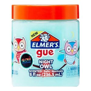 Elmers Gue Night Owl Slime Brilla En La Oscuridad 2194459