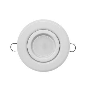 Spot Embutir Led Techo Redondo Calido 7w Blanco