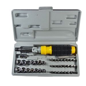 Juego De Tubos + Puntas Con Destornillador X 41 Piezas Kettl