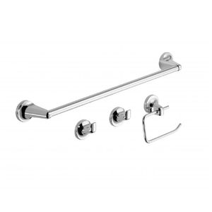 Set accesorios de baño Kit 4 piezas Hydros Nova