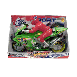Moto A Friccion Speed Racing Con Luz Y Sonido