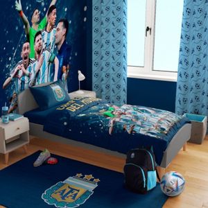Juego de Sabanas Twin  AFA Messi Selección 3 Estrellas Licencia oficial