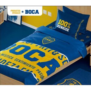 Juego de Sabanas Twin 1 1/2 Plaza BOCA JUNIORS