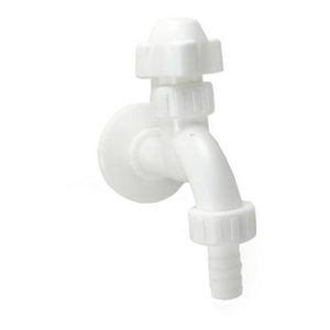 Canilla Plástica Con Cuerito 1/2  Volante Copa Medio Giro