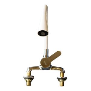 Canilla Mezcladora Monocomando Mesada Blanco Prego Preg9022