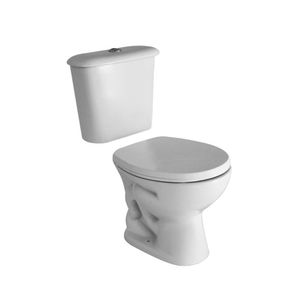 Inodoro Corto Ferrum Andina + Deposito Simple + Tapa