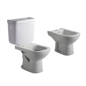 Juego Baño Ferrum Bari Inodoro Corto + Deposito + Bidet