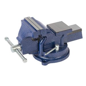 Morsa de banco giratoria con Yunque apertura 4" Ancho 5" Workpro  (W033006)