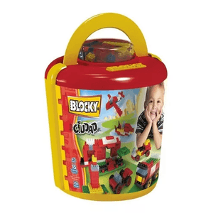 Blocky Ciudad Bloques Tipo Rasti Con Balde 100 Piezas Dimare 01-0628
