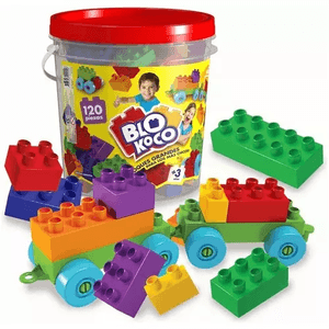 Blokoco Balde 120 Piezas 01-0255 Dimare