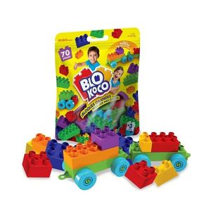 Bloques Para Armar Blokoco Doypack 70 Bloques Grandes 01-0252 Dimare