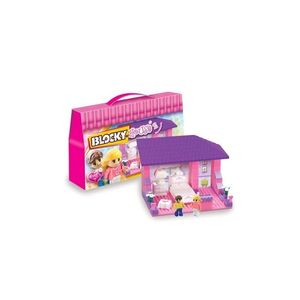Blocky House Dormitorio 80 Piezas 2 Muñecos 01-0641 Dimare