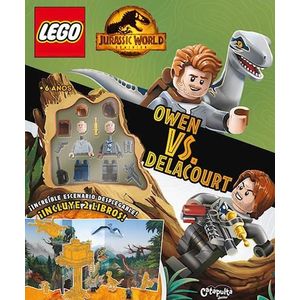 OWEN VS DELACOURT LEGO LANDSCAPE JURASSIC WORLD - Ameet Studio