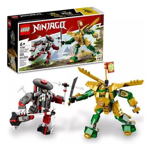 Lego Ninjago Lloyd Mech Battle Evo Action Figure Set 71781