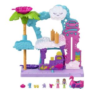 Polly Pocket Muñeca Set Pollyville Auto-lavado Hhj05