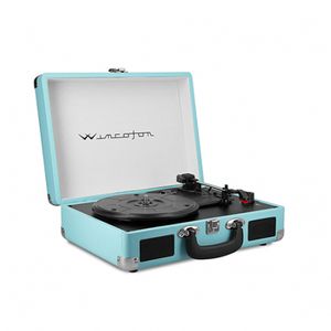 Tocadiscos Bluetooth Graba Vinilo A Usb Wincofon Winco W-406