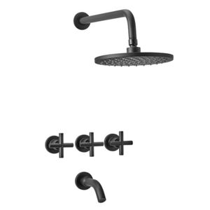 GRIFERÍA BLACK VELVET DCH EMB PLUS 80-190P PEIRANO