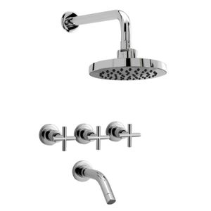 GRIFERÍA VALENCIA PLUS DUCHA EMB CTR CR 80-138 PEIRANO