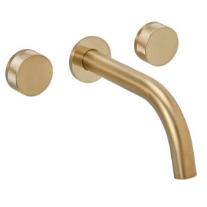 GRIFERÍA FABRIC GOLD LAVAT PARED CCERAM 62-100G PEIRANO