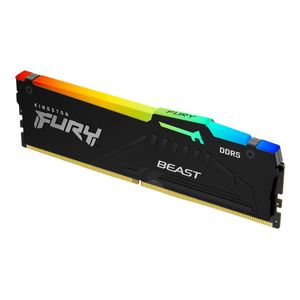 Memoria RAM Kingston 16GB DDR5 5600Mhz Fury Beast Black RGB