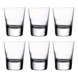 Set X6 Vaso Cristal Nude Pasabahce Chupito Shot