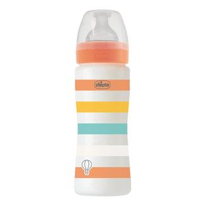 Chicco Mamadera Wellbeing Colors 4m+ Naranja 2863731037