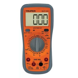 Tester Multimetro Digital Automotriz Truper 10403 20a C/ Rms
