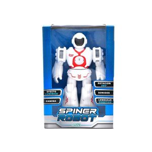 Robot Spiner Con Efectos De Luz Camina 2318 Ditoys