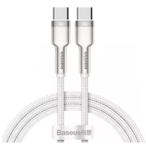 Cable Usb-c Baseus Cafule Series - 100w - Carga Rapida - 1mt Color Blanco