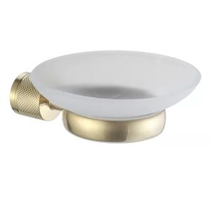 Jabonera Peirano Fabric Gold 17050g Accesorio De Baño Dorado