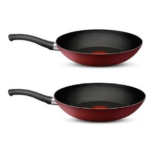 Set Sartenes 24 Y 30cm Tefal Red Surprise Con Antiadherente