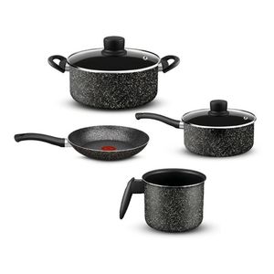 Set Cocina 6 Piezas Tefal Stone Effect Antiadherente Ollas