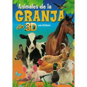 ANIMALES DE LA GRANJA 3D CON STICKERS - Becco, Alejandra
