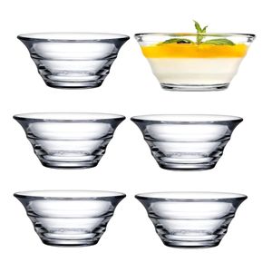 Set X 6 Compoteras Recipiente Bowl Vidrio Dip 10 Cm Pasabahc
