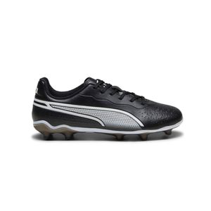Botines Puma King Match FG/AG Jr Niños Fútbol Negro