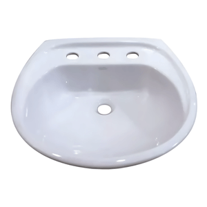 Lavatorio Ferrum Andina LEA3B-B 3 Agujero Porcelana Sanitaria