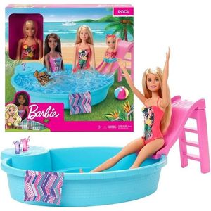Muñeca Barbie Con Piscina Glam Ghl91 Mattel