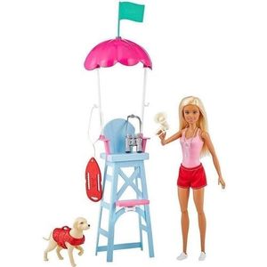 Muñeca Barbie Socorrista Salvavidas Gtx69 Mattel