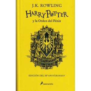 HARRY POTTER Y LA ORDEN DEL FENIX HUFFLEPUFF 20 ANIVERSARIO - Rowling, J. K.