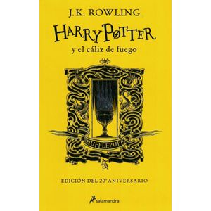 HARRY POTTER Y EL CALIZ DE FUEGO HUFFLEPUFF 20 ANIVERSARIO - Rowling, J. K.