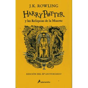 HARRY POTTER Y LAS RELIQUIAS DE LA MUERTE HUFFLEPUFF 20 ANIVERSARIO - Rowling, J. K.