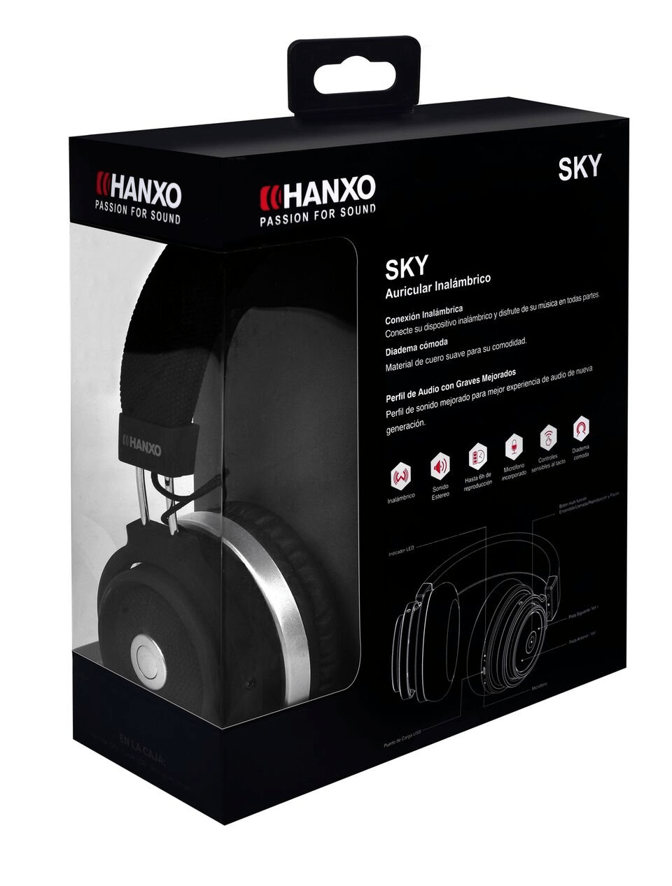 Auricular Bluetooth Hanxo Sky HNX_SKY Provincia Compras