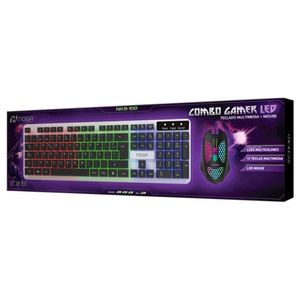 Teclado + Mouse Gamer Retroiluminado Noga-NKB-100