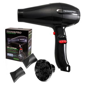 Secador de Pelo Profesional Gloss Antibacterial 3200 + Difusor Teknikpro